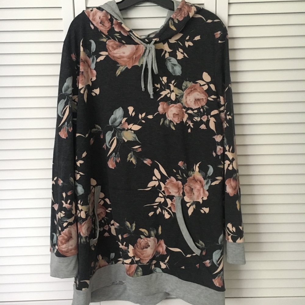 Floral Hoodie